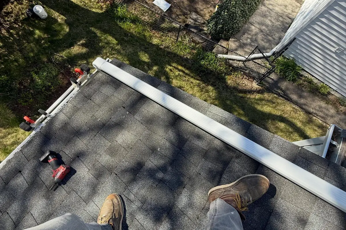 Micro-Mesh Gutter Guard Installation in South Salem, Oregon &mdash; photo 2