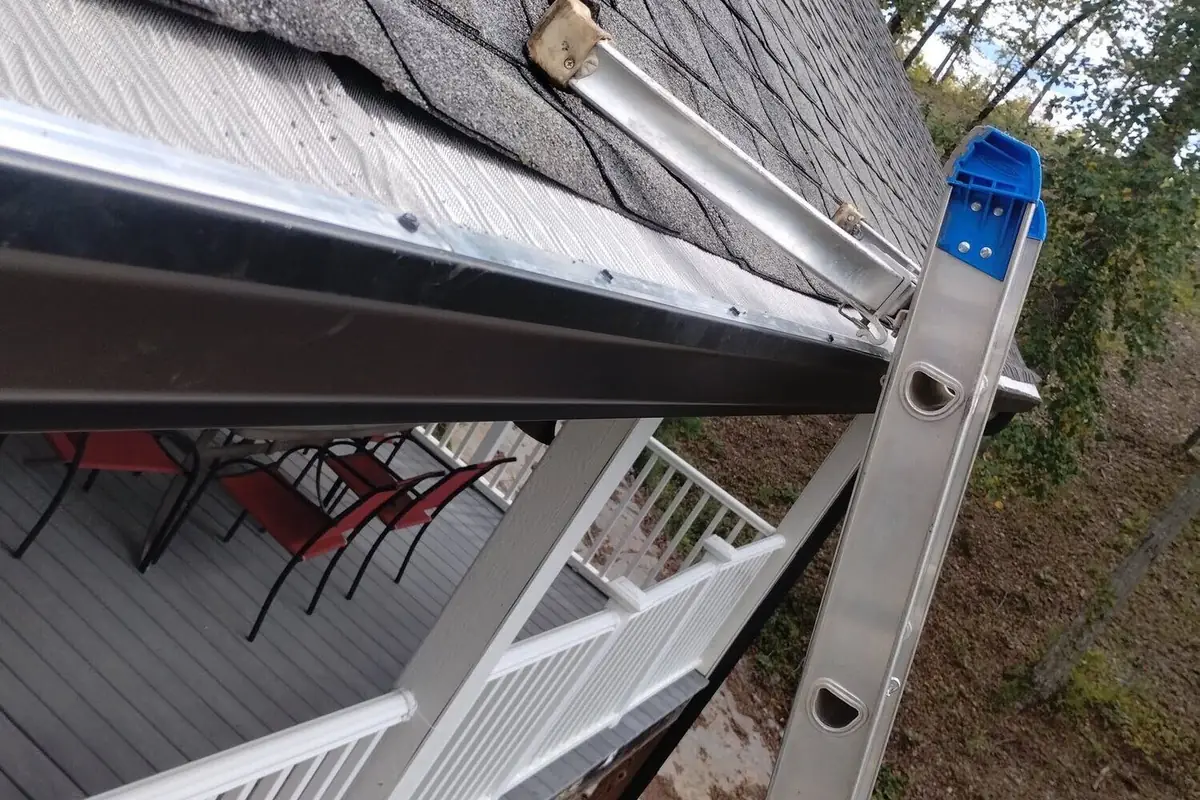 Perforated Aluminum Guard Installation in Stayton, Oregon &mdash; photo 2